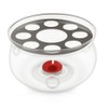 CnGlass Glass Tea Warmer 5.3 in/13.5cm diameter (Candle not Included)
