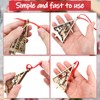 Shappy Pieces Hangers Ribbon 10.6 Inch Christmas Ornament Ribbon Tree