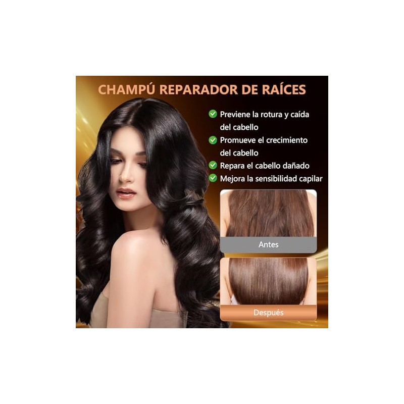 Champú Hair ShampooChampú Anticaída de Jengibre