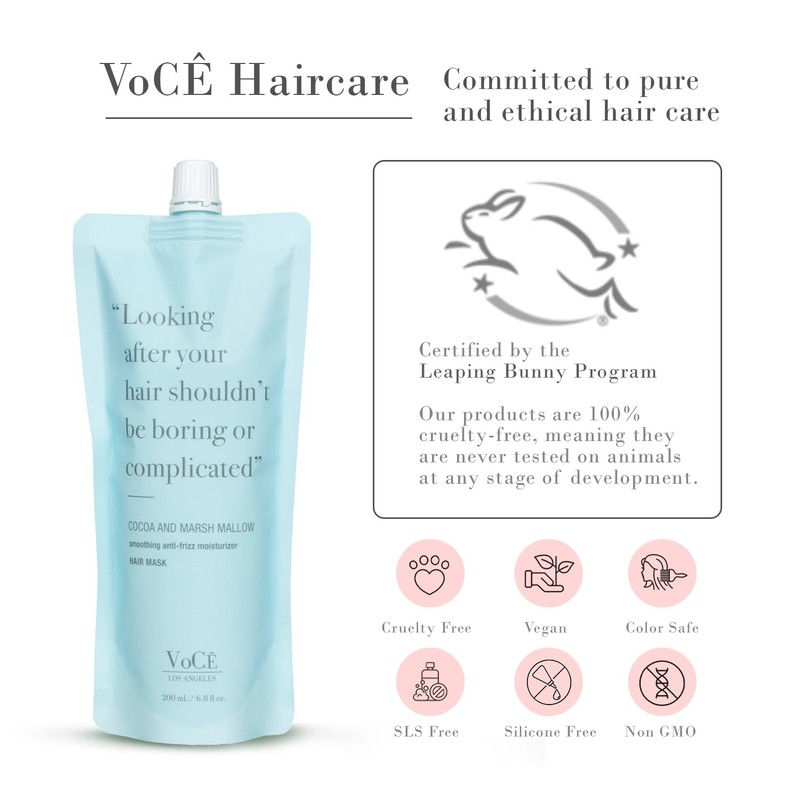VoCÊ Haircare – Natural Cocoa and Marshmallow Hair Mask |