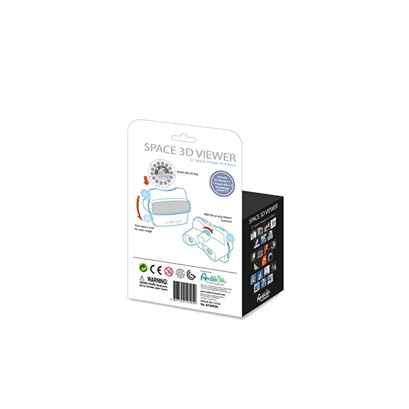 Space 3D viewer with High Definition 21 Images, Viewfinder for
