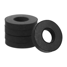 PATIKIL Flat Rubber Washers, 20Pcs 5/8 Inch OD x 1/4 Inch ID x 1/8 Inch Thickness Multi Purpose Spacer Rubber Bushings Anti Vibration Washers for Bolts Screws Home Car Appliances