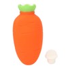 Carrot Hot Water Bottle Cute Silicone Microwaveable Anti Leakage Handheld