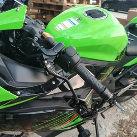 ZYAKOMO CNC Motorcycle Clutch Brake Lever Fit for Kawasaki Ninja 500 Ninja500 Ninja 500SE 2024 2025 Z500 Z500SE Handle Brake Levers Brake Clutch Levers (Black)