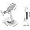 Hianjoo Soporte para Celular Ajustable de Aluminio Soporte de Escritorio