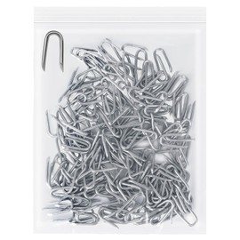 vensovo 200pcs Wire Fence Staple - Steel U-Shaped Nail for Wire Mesh, Galvanized Fasteners Nails for Fixing Wooden Fence Chicken Wire Staple