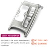 LEXLEY 2Pcs Red Style Gear Shift Frame Console Panel Trims