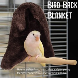 XiXiRan Bird Blanket for Cage, Bird Bed Parrot Nest, Parrot Cage Accessories, Warm Bird Nest, Hammock Hanging Cave Cage Plush, Hanging Cage Tent Winter, Cage Stand for Hanging