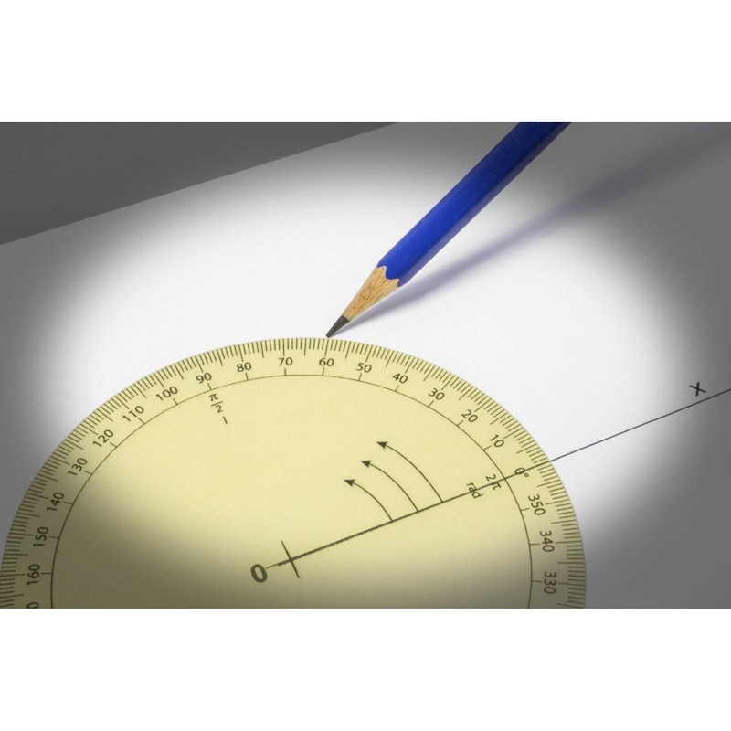 Aleph School Enrolment Set Ruler Large Model + Trigonometry Protractor
