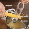 afdg Spaghetti Measuring Device, 3 Pieces Spaghetti Ruler, Stainless Steel