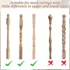 No Hole Stairway Baby Gate Adapter-1Pcs Solid Wood Extra Tall