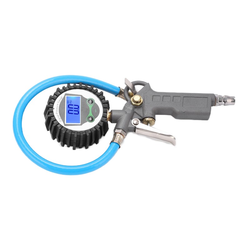 Digital Tire Inflator Pressure Gauge Backlight 0‑230PSI Zinc Alloy Meter