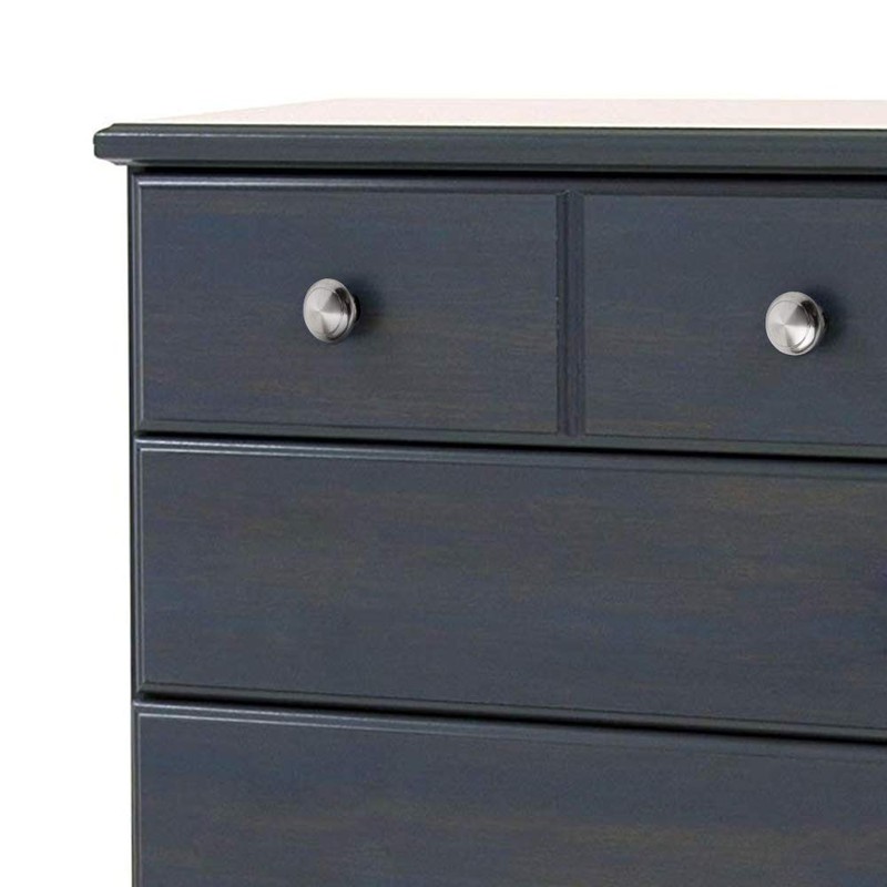 Cabinet Door Knobs Stainless Steel Brushed Pull Handle Round Mushroom