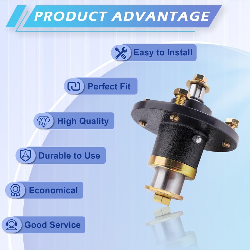 JXJKCZ Mower Spindle Assembly Replaces Hustler 350595 Compatible with Super