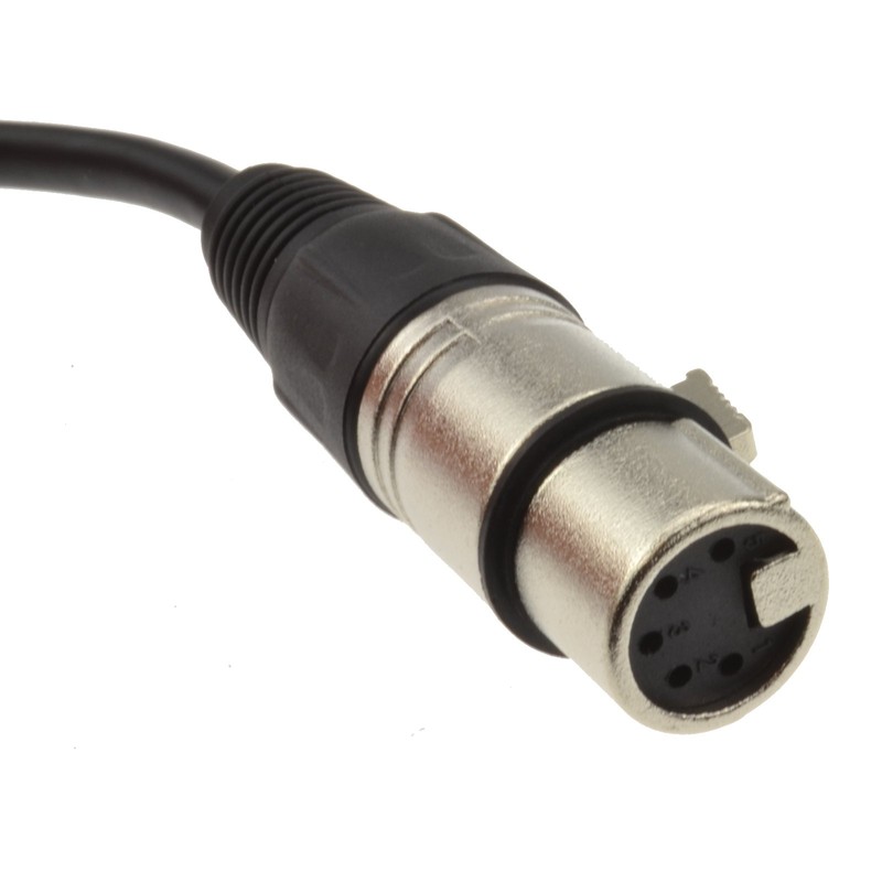 kenable PULSE 3 Pin XLR Plug to 5 Pin DMX