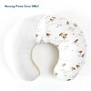 GRSSDER Nursing Pillow Cover, Stretchy Soft Minky Breast Feeding Pillow