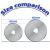 Vleant 45mm Fabric Cutter Wheel Rotary Cutter Blades- Pack of