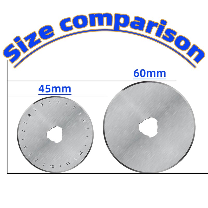 Vleant 45mm Fabric Cutter Wheel Rotary Cutter Blades- Pack of