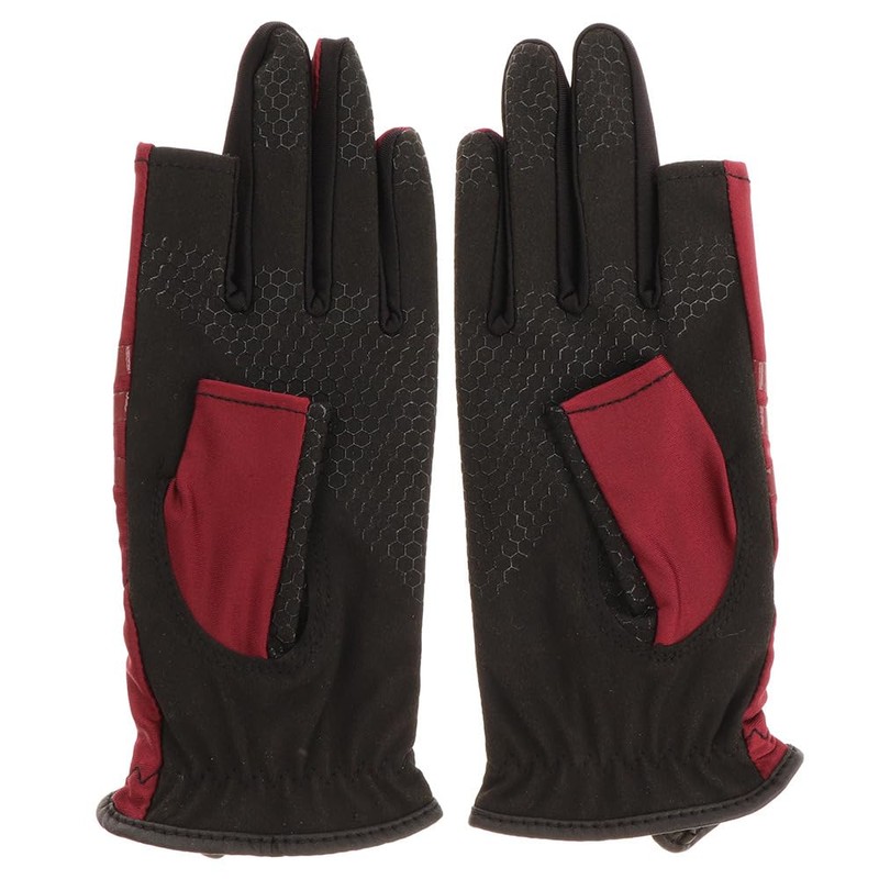 Hatachi SS BH8028 Ground Golf Ultra Stretch Gloves, Wine