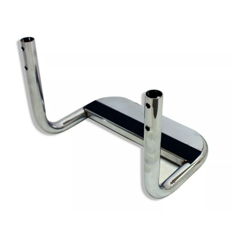 1CLICKAUTOACC CHROME METAL TRUCK SUV NERF SIDE STEP BAR 2PCS