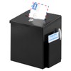 xydled Wall Mounted Suggestion Box with Key Lock, Metal Donation/Ballot/Voting/Collection/Key