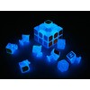 AMAZA 3x3 Fluorescent Speed Cube 3x3x3 Glow in Dark Luminous