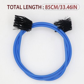 Cheerock 3-Piece Trumpet Cleaning Kit, Trombone Cleaning Kit including Mouthpiece Brush Valve Brush Flexible Brush, Maintenance Care Accessory for Trumpet Mouthpiece