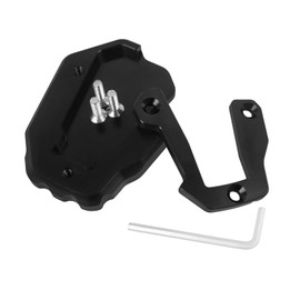 CHIFUN Kickstand Enlarger Pad Foot Side Parking Stand Extension Plate Replacement for Honda CRF1100L Africa Twin Adventure Sports DCT 2019-2022(Black)