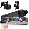 FUNOMOCYA 1 Set Dual Lens Dash Cam with Front and
