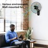 Aotop 16 inch Wall Mount Fan with Remote Control -