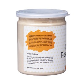 Orange peel powder 250 grams | 100% Natural care for Acne, Tan & Blackheads | Effective DIY face mask ingredient | Rich in Vitamin C | Helps get a glowing skin | by Yogi's Gift®