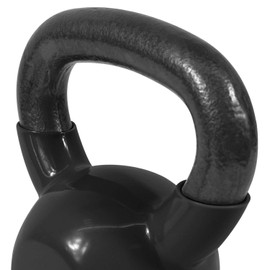 Yes4All Kettlebells 20 25 lbs Set Weight Vinyl Coated Cast Iron for Dumbbell Weights Exercises, Gym, Fitness, Full Body Workout Equipment Push up, Grip and Strength Training, Black