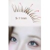 Aimilim 애미림 노글루 가닥 부분 브라운 투명라인 속눈썹 9-11mm Aimilim