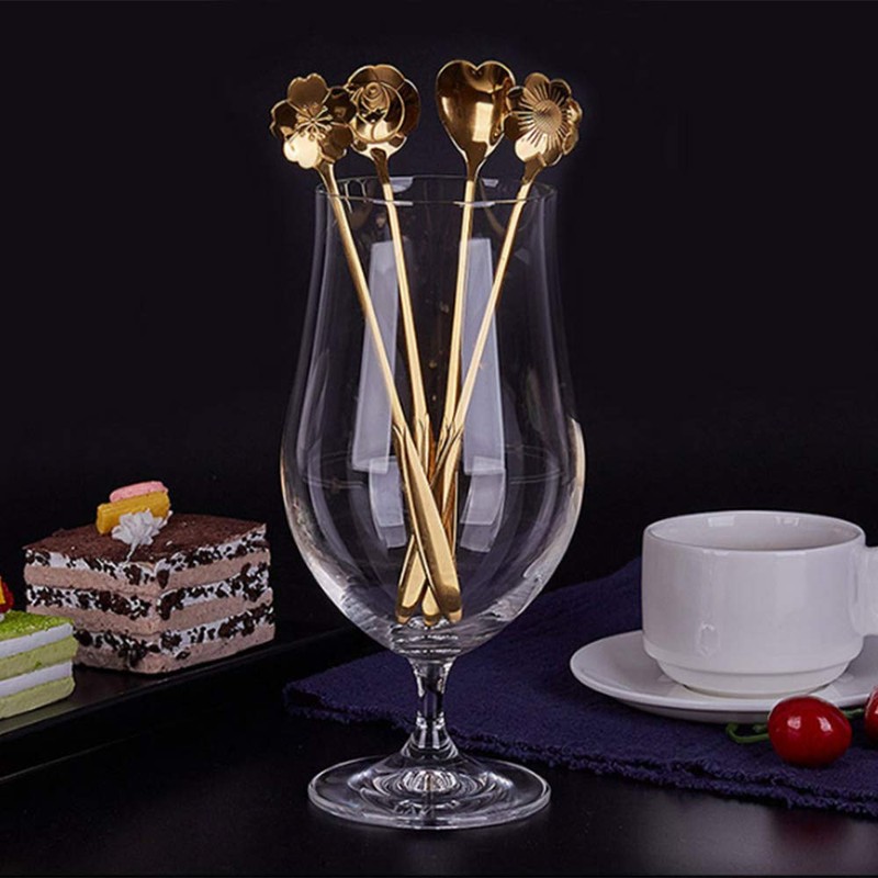 Dealcase Coffee Scoops, Stirring Spoon, Stainless Steel Creative Spoon for