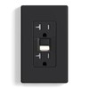 ELEGRP GFCI Outlet w/Nightlight, 20 Amp Self-Test GFI Electrical Outlet