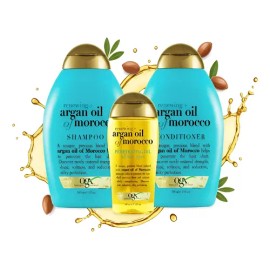 Rutina Ogx Argan Oil Aceiteshampoo acond Cabello Dañado                                                                                               