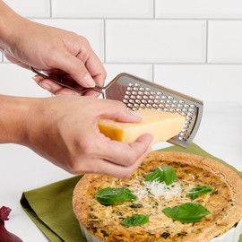 HIC Kitchen Handy Grater Zester, Japanese 420J2 Stainless Steel