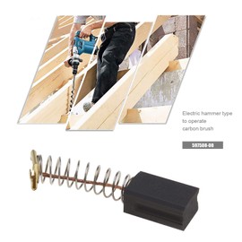 Create idea 2 Pairs 597508-00 Carbon Brushes 6x8x12mm Compatible with Black & Decker KD1001K Type 1/2/3 Rotary Hammer