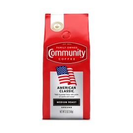Community Coffee American Classic Ground Coffee, Medium Roast, 12 Ounce Bag (Pack of 1)