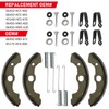 JAVIK Front Brake Shoes Springs Pins Kit for Honda TRX300FW