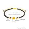 Wizock Evil Eye Black Agate Anklet Protection Good Luck Amulet