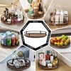 KOKSTOP Lazy Susan Organizer：9 Inch Rotating Spice Rack for Kitchen