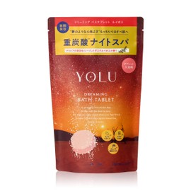 YOLU Yor Dreaming Bath Tablet, Rooibos, 6-Piece, Bath Additive, Bicarbonate, Carbonate Bubble, Moisturizing, Beauty Serum Ingredients, Night Care, Night Ceramide, Bath Time
