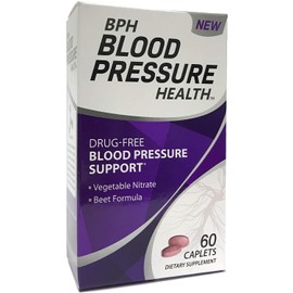 BPH Blood Pressure Health Vegetarian with Beets, 60 Caplets (Pack of 2)