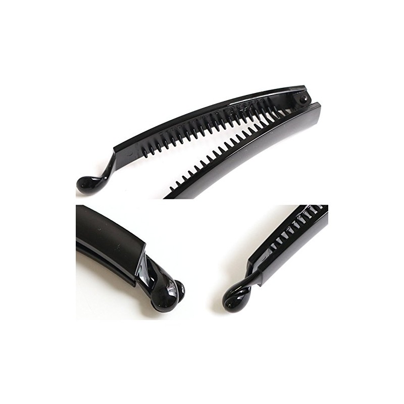 NBK KE414 Banana Clips, Pack of 2, Total Length 3.9