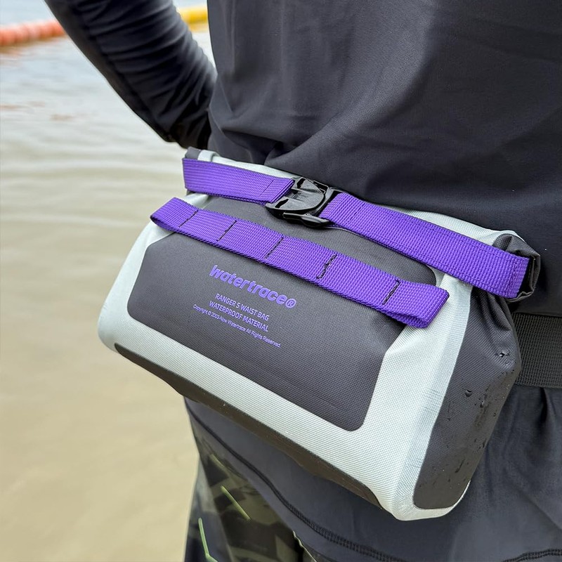 Watertrace Waterproof Waist Bag, for Surfing, Paddleboarding, Boating,Cycling,Water Park Activities
