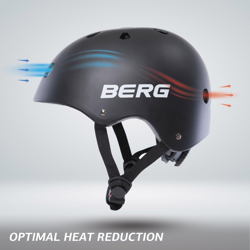 BERG Unisex-Baby Helmet, Black, S