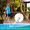 Hiboom 2 Pack Swimming Pool White Tablet Holder Tool for
