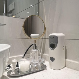 2X Automatic Air Freshener Dispenser Bathroom Timed Air Freshener Wall Mounted, Automatic Scent Dispenser