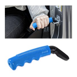 ZNDAW Car Door Handle for Elderly, Portable Car Door Handle Assist Grab Bar, Multifunction Vehicle Support Handle for Seniors and Handicapped, Auto Cane for Getting in and Out of Car (Blue)